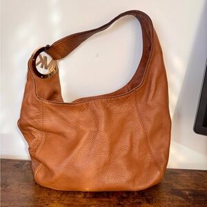 Michael Kors Tan Leather Hobo Bag